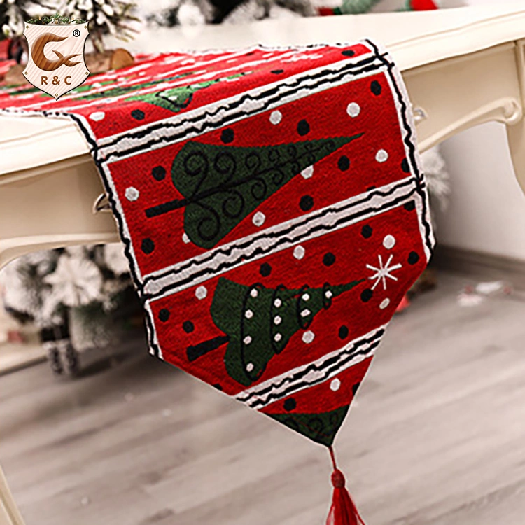 Wholesale Perfect Quality Best Choice Cotton Custom Jacquard Christmas Tablecloth